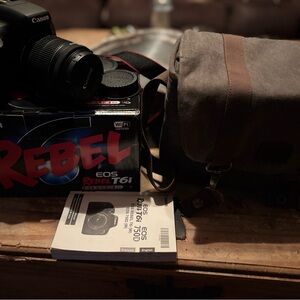 Canon EOS Rebel T6i DSLR Camera - Black with Accessories